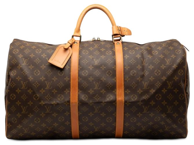 Borsa da viaggio Louis Vuitton Monogram Keepall 60 marrone