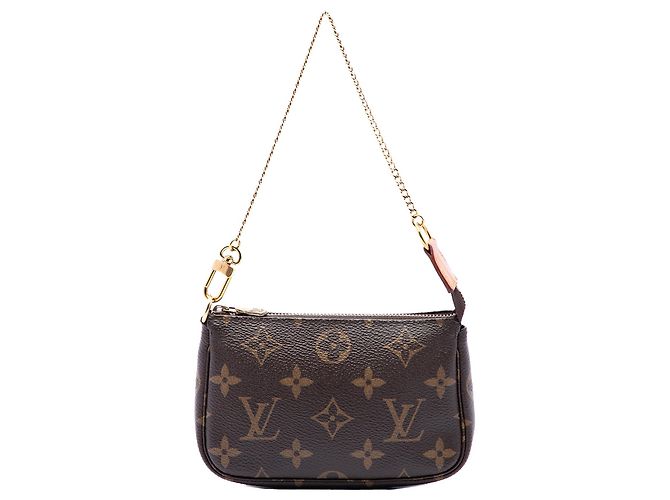 Bolsa Louis Vuitton Monogram Mini Pochette Accessoires marrom