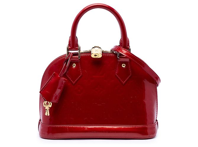 Bolso Louis Vuitton Monogram Vernis Alma BB Rojo Roja