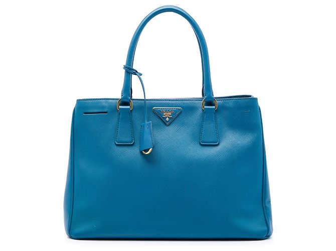 Borsa Prada Medium Saffiano Lux Galleria Blu