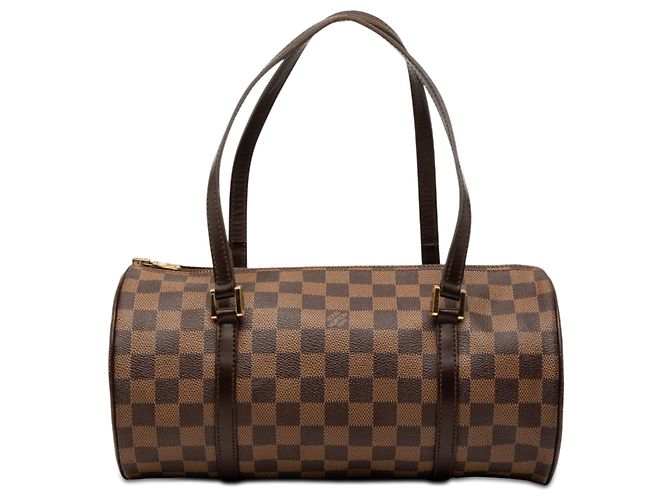 Sac à main Louis Vuitton Damier Ebene Papillon 30 marron