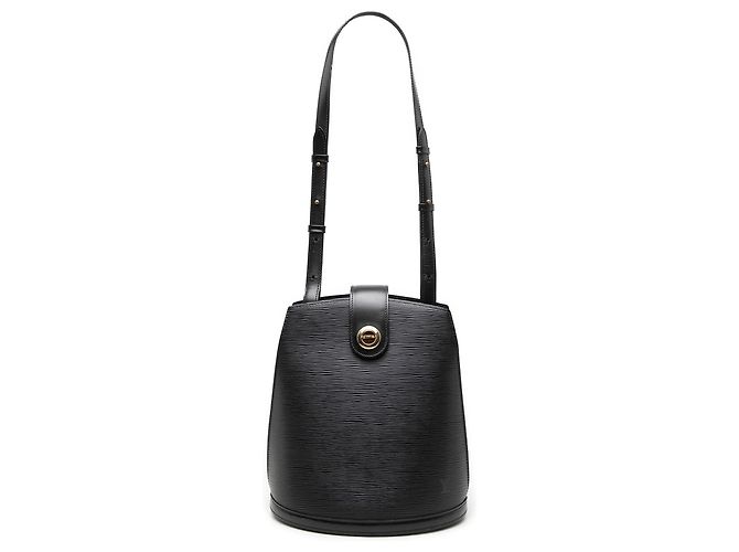 Borsa a tracolla Louis Vuitton Epi Cluny nera Nero