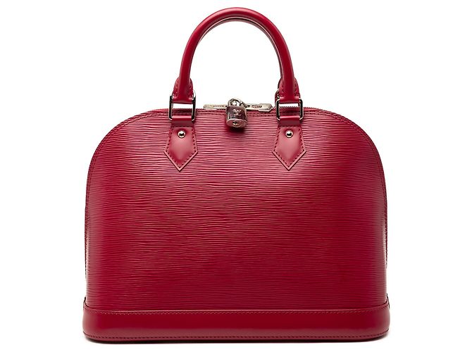 Bolso Louis Vuitton Epi Alma PM rojo Roja