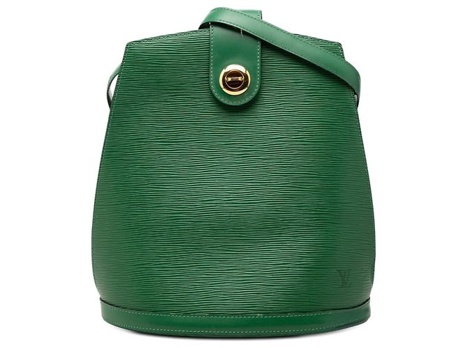 Borsa a tracolla Louis Vuitton Epi Cluny verde
