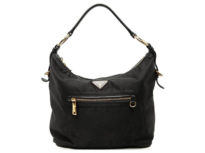 Borsa a tracolla Prada Tessuto nera Nero