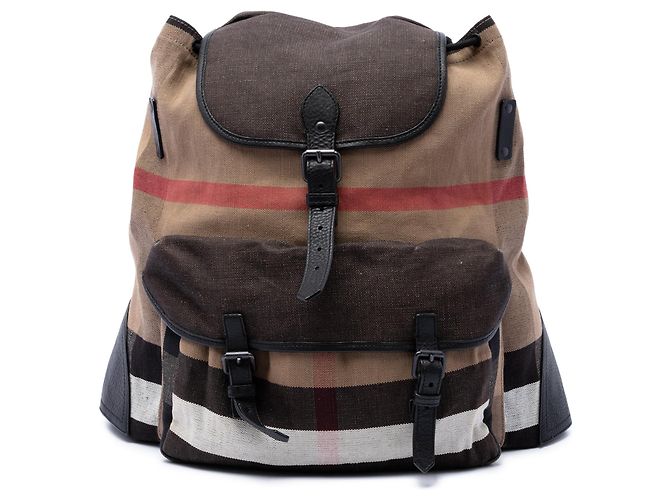 Zaino Korbin in tela Mega Check marrone Burberry