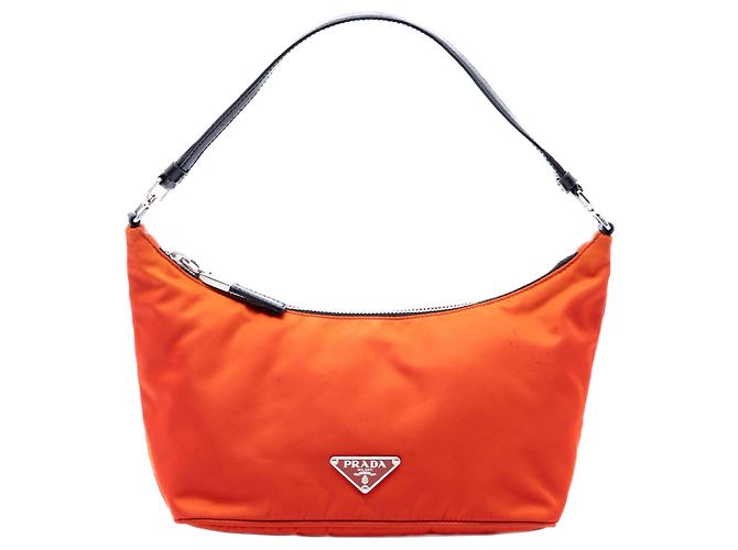 Borsa a tracolla Prada Tessuto Sirio Arancione