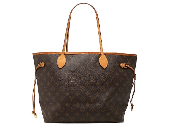 Sac cabas Louis Vuitton Monogram Neverfull MM marron