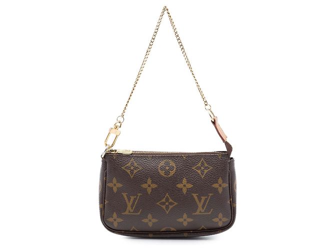 Borsa Louis Vuitton Monogram Mini Pochette Accessoires marrone