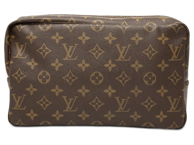 Neceser Louis Vuitton Monogram marrón 28 Clutch Bag Castaño