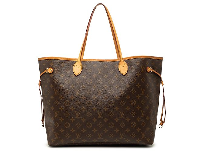 Borsa Tote Louis Vuitton Monogram Neverfull GM marrone