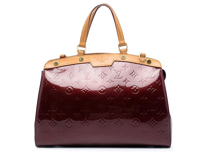 Bolso Louis Vuitton Monogram Vernis Brea MM rojo Roja