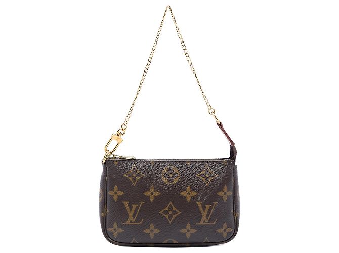 Bolsa Louis Vuitton Monogram Mini Pochette Accessoires marrom