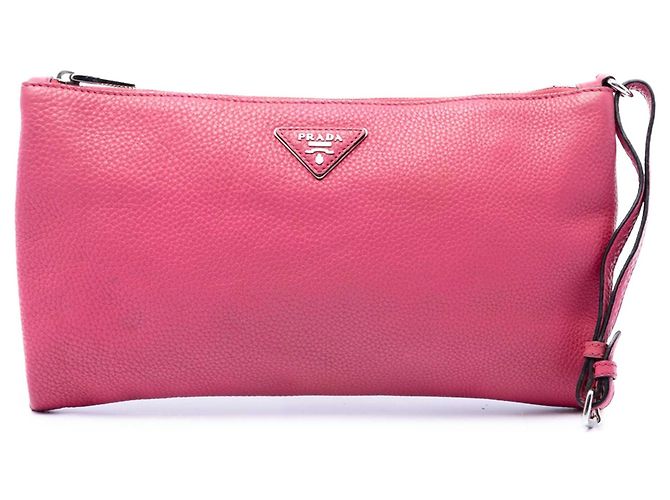 Clutch Prada Vitello Daino rosa