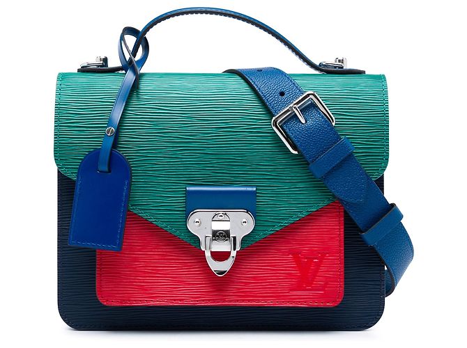 Borsa Louis Vuitton Multicolor Epi Neo Monceau verde