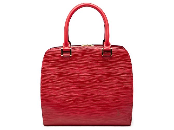Rote Louis Vuitton Epi Pont Neuf Handtasche