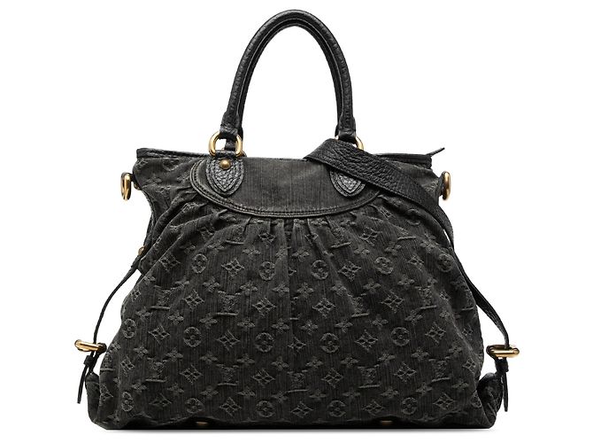Borsa Louis Vuitton Monogram Denim Neo Cabby GM nera Nero
