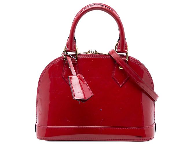 Bolso Louis Vuitton Monogram Vernis Alma BB rojo Roja