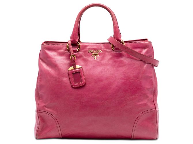 Bolso Prada Vitello Shine rosa
