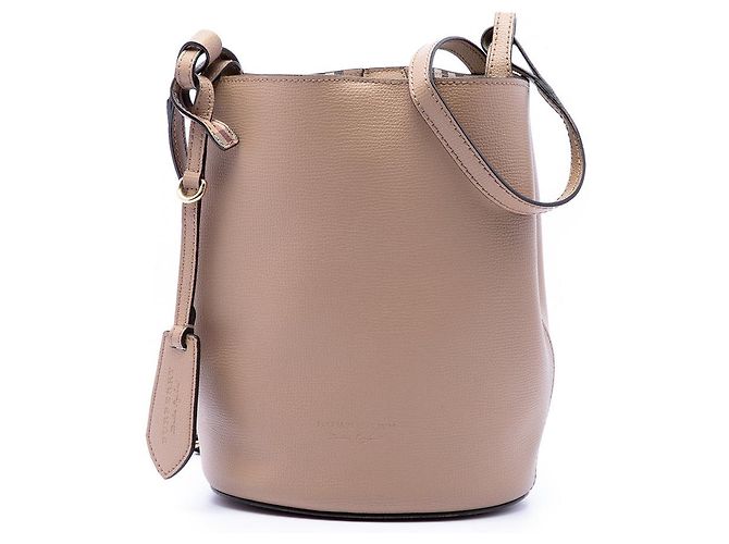 Borsa a secchiello Lorne in pelle marrone Burberry