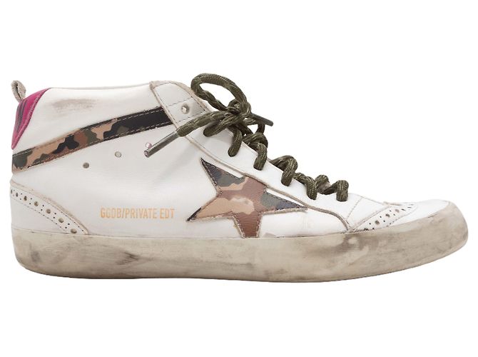 High-Top Sneaker Golden Goose White & Multicolor Größe 8 Weiß