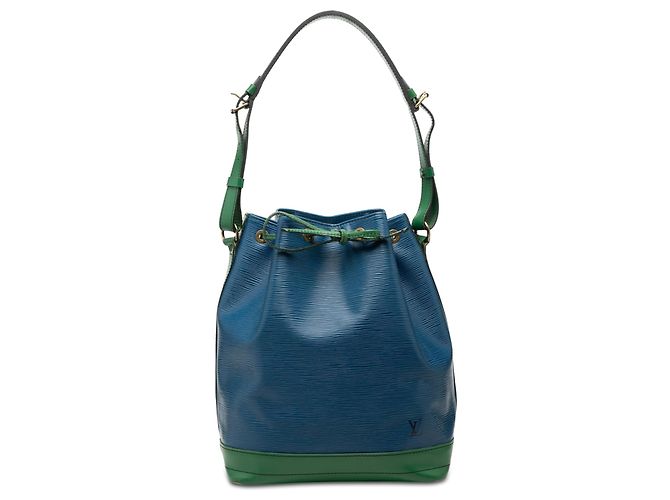 Borsa a secchiello Blue Louis Vuitton Epi Bicolor Noe GM