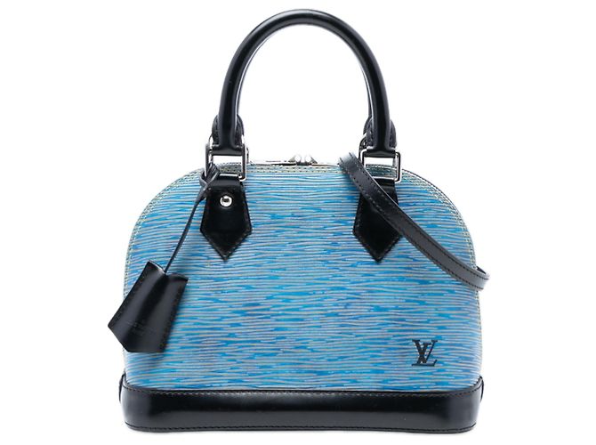 Borsa Louis Vuitton Epi Denim Alma BB Blu