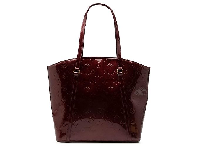 Borsa Tote Red Louis Vuitton Monogram Vernis Avalon MM Rosso