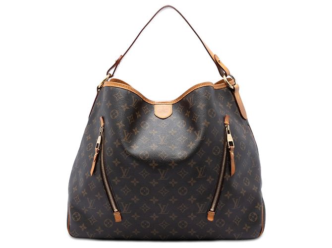 Bolsa hobo Louis Vuitton Monogram Delightful GM marrom