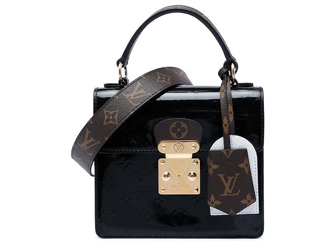 Bolso Louis Vuitton Monogram Vernis Spring Street negro