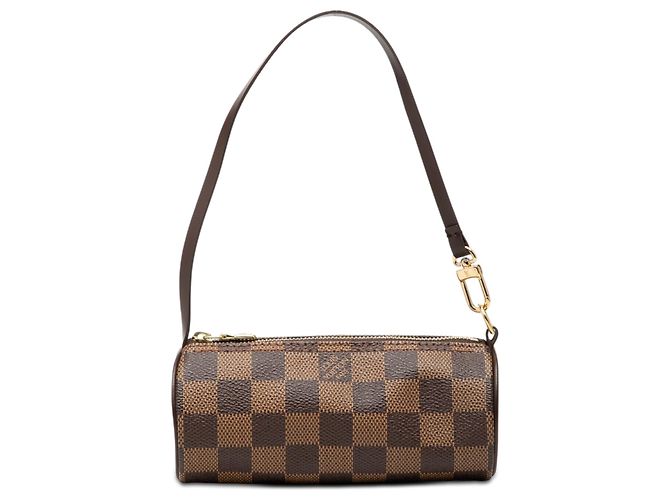 Papillon Handtasche Louis Vuitton Damier Ebene braun