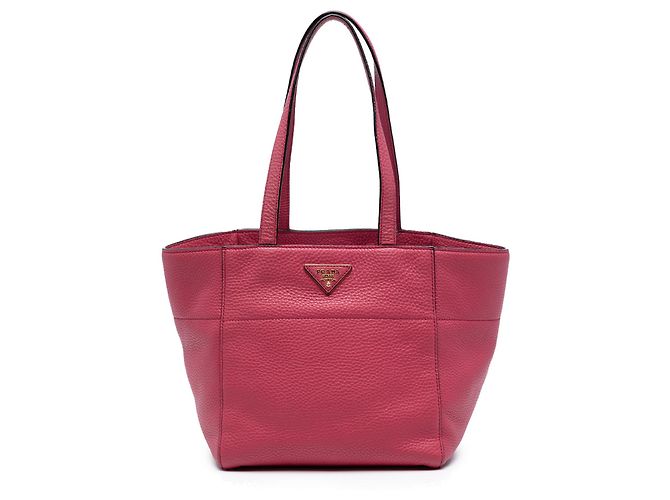 Tote em Vitello Daino rosa Prada