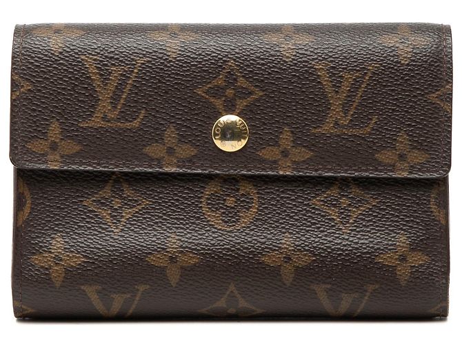 Portafoglio piccolo Louis Vuitton Monogram Alexandra marrone