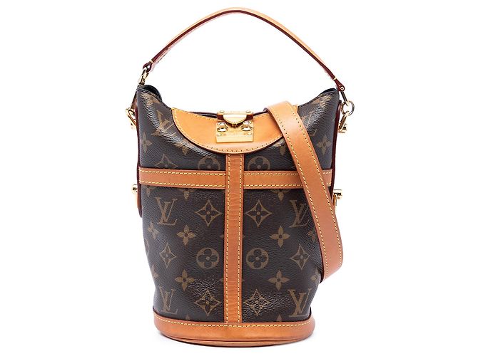 Bolsa Bucket Duffel Monogram marrom Louis Vuitton