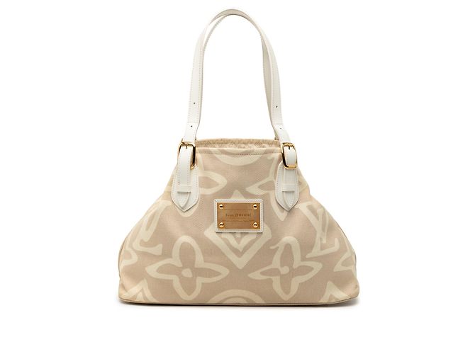 Bolsa Tote Louis Vuitton Monogram Tahitienne PM bege