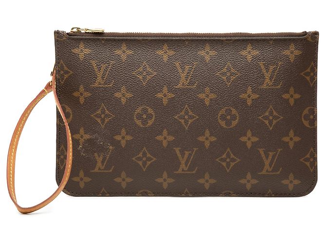 Pochette Louis Vuitton Monogram Neverfull MM Marron
