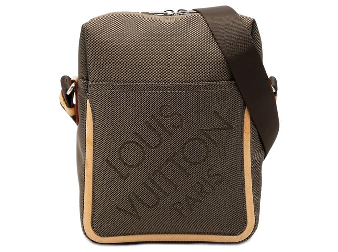 Borsa Messenger Citadin Louis Vuitton Damier Geant Marrone