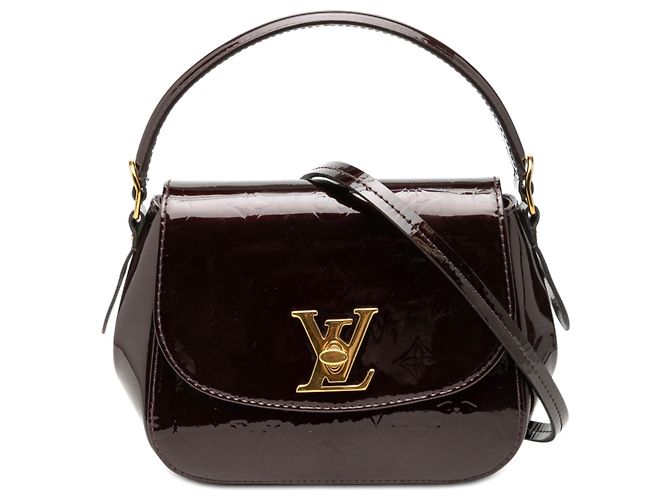 Bolsa Louis Vuitton Monogram Vernis Pasadena roxa Roxo