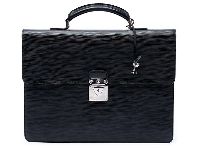 Borsa Business 1 Louis Vuitton Epi Robusto nera Nero