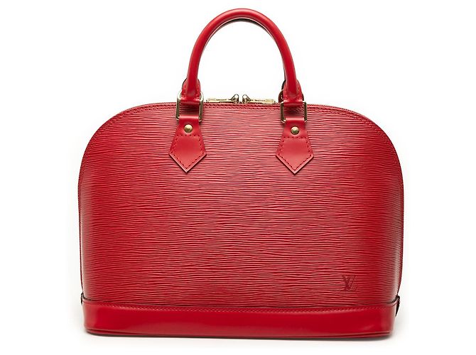 Bolso Louis Vuitton Epi Alma PM rojo Roja