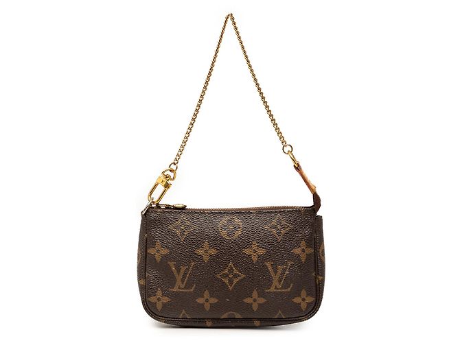 Borsa Louis Vuitton Monogram Mini Pochette Accessoires marrone
