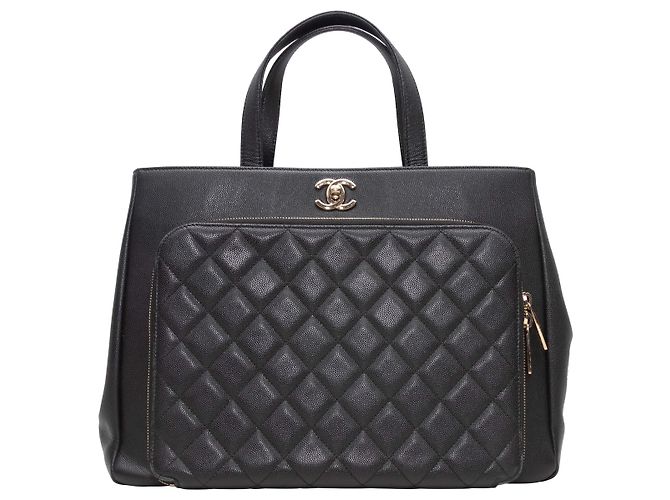 Sac cabas Black Chanel Business Affinity Noir