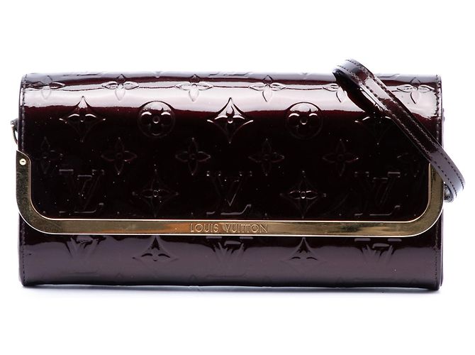 Bolsa de ombro Louis Vuitton Monogram Vernis Rossmore MM roxa Roxo