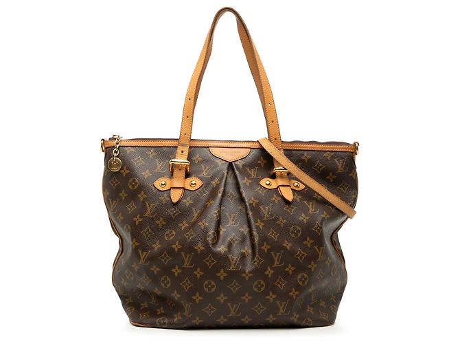 Sac à main Louis Vuitton Monogram Palermo GM marron