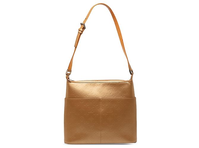 Borsa a Spalla Louis Vuitton Monogram Mat Sutter Oro D'oro