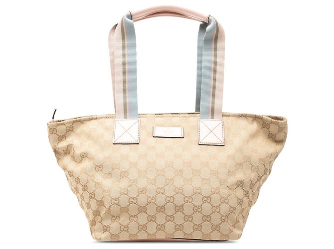Tote Gucci GG Canvas Web rosa