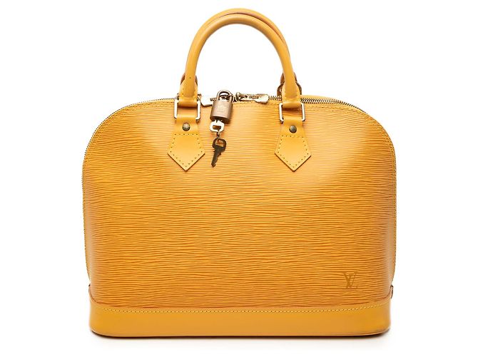 Bolsa Louis Vuitton Epi Alma PM Amarela Amarelo