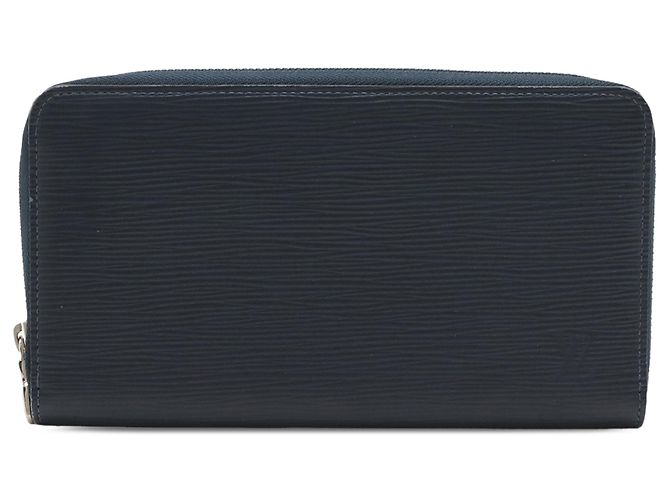 Cartera larga Louis Vuitton Epi Zippy azul