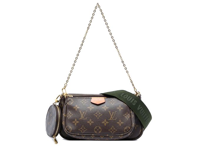 Bolso Louis Vuitton Monogram Multi Pochette Accessoires marrón Castaño