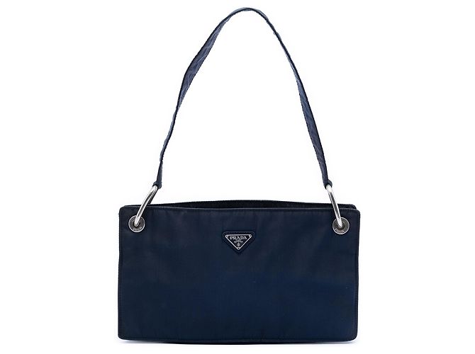 Borsa a tracolla Prada Tessuto blu